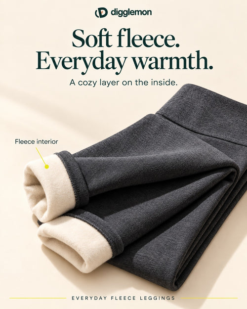 Soft fleece. Everyday warmth. Cream fleece at turned-back cuffs